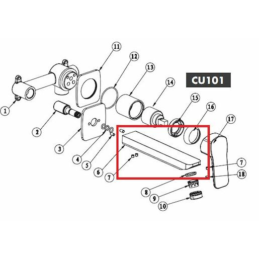 Náhradní díl Optima NDCU1016 Optima