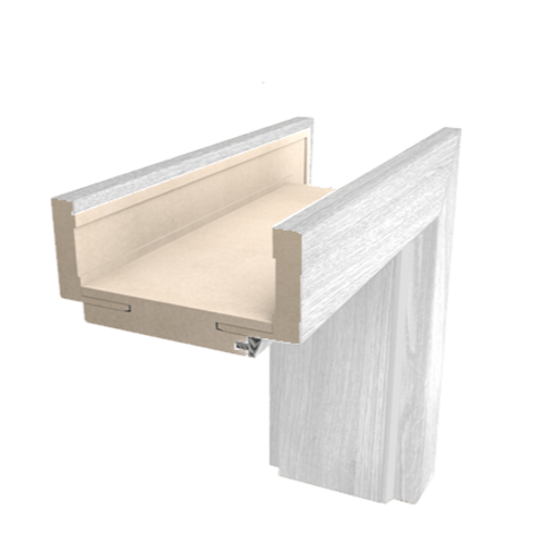 Obložková zárubeň Naturel 60 cm pro tloušťku stěny 10-12