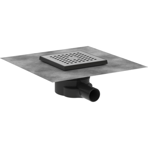 Podlahová vpust DN40 Hansgrohe RainDrain Point 15 cm kartáčovaná nerez nerez 56248800 Hansgrohe