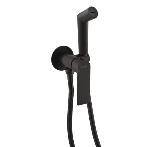 RAV SLEZÁK Nil bidetová baterie včetně podomítkového tělesa matná černá NL143CMAT RAV SLEZÁK