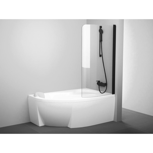 Ravak Rosa vanová zástěna 150x85 cm černá 7QRM0300Y1 Ravak