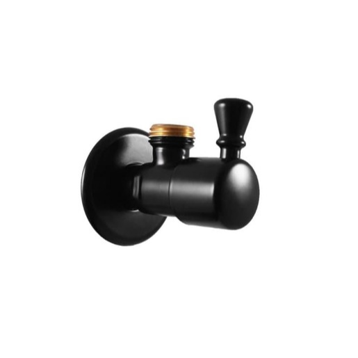 Rohový ventil RAV SLEZÁK 1/2"x3/8" černá matná RV0138CMAT RAV SLEZÁK