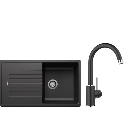 Set dřezu 520511 a baterie 519415 SET10C24MIDAAN Blanco