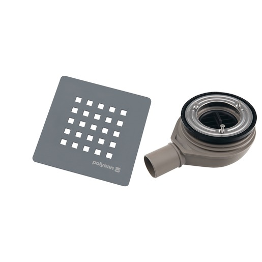 Sifon k vaničce k vaničce DN40 Polysan Treneca šedá plast 84999.31 Polysan