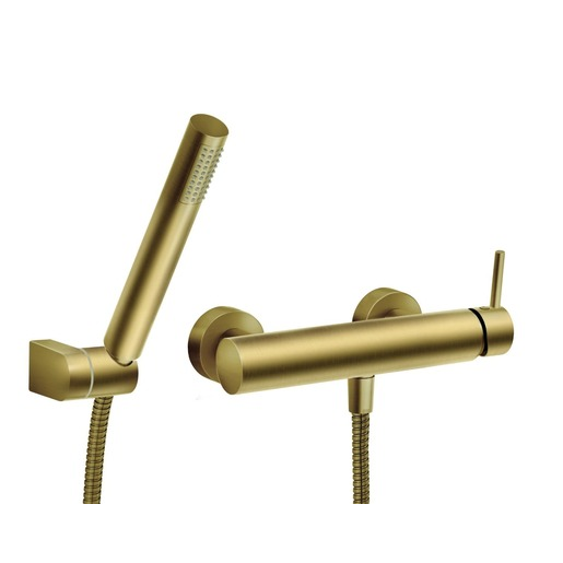 Sprchová baterie Novaservis Ferro Ciriculus s vanovým setem 150 mm kartáčované zlato BCK77BG Novaservis