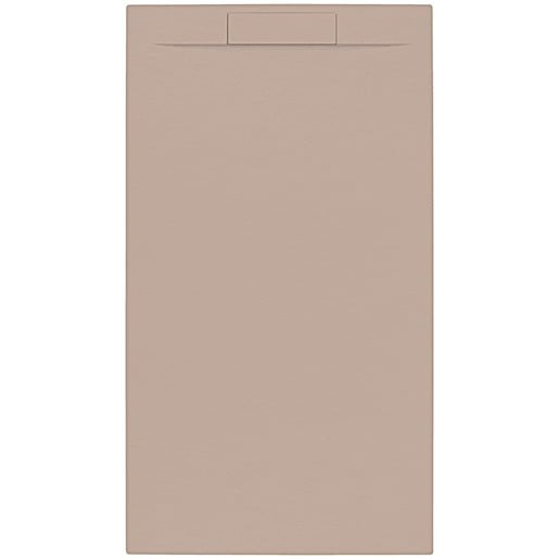 Sprchová vanička obdélníková SAT Fusion 120x90 cm litý mramor Moka SATFU12090MO SAT