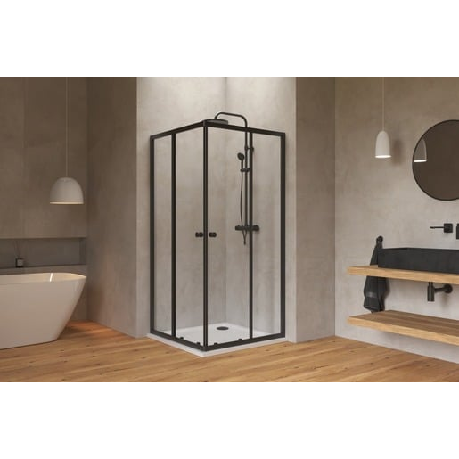 Sprchový kout čtverec 90x90 cm SAT Project SATBKMUQ90CT SAT