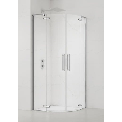 Sprchový kout čtvrtkruh 80x80 cm SAT TGD NEW SATTGS80CRT SAT