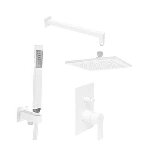 Sprchový systém SAT B-Way včetně podomítkového tělesa bílá matná SATBSBW215BSET1 SAT