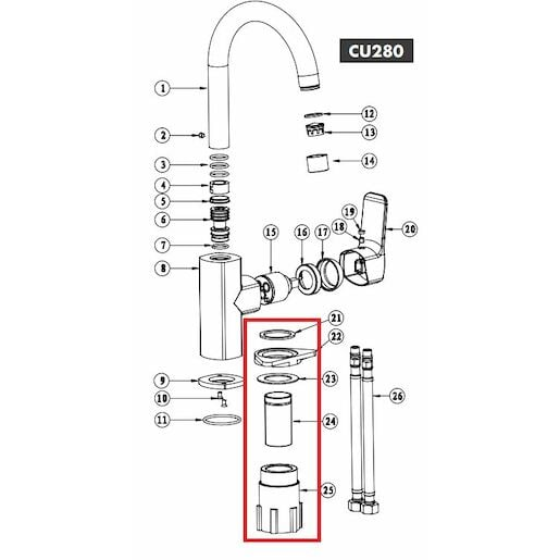Upevňovací set Optima NDCU280UPEVNENI Optima