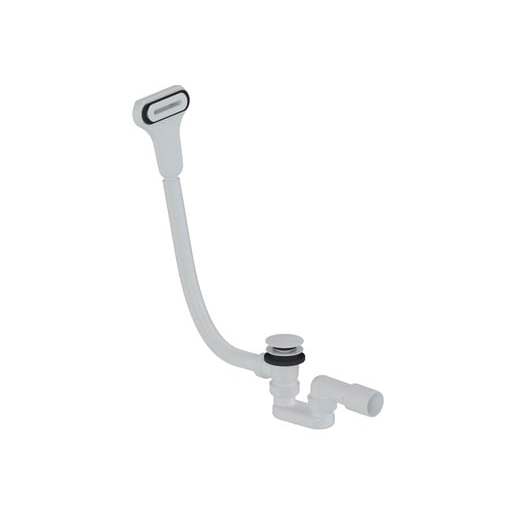 Vanový automat click/clack a štěrbinový přepad DN40/DN50 SAT bílá lesklá plast SATAVAS80CCB SAT