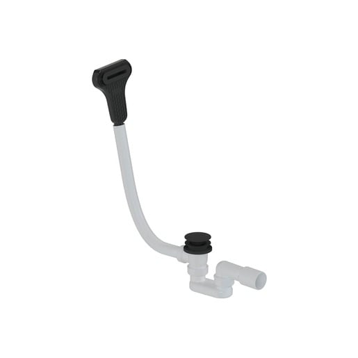 Vanový automat click/clack a štěrbinový přepad DN40/DN50 SAT černá matná plast SATAVAS80CC8 SAT