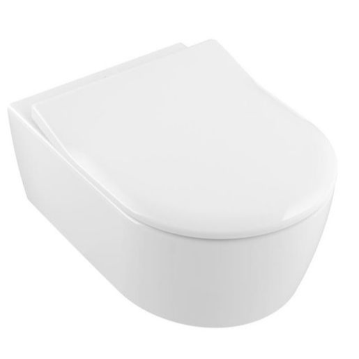 Villeroy & Boch Avento wc s prkénkem softclose zadní odpad GLACERAAVWC006 Villeroy & Boch