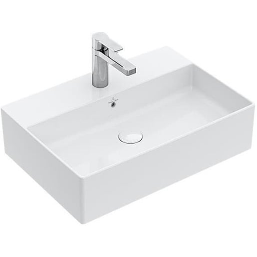Villeroy & Boch Memento 2.0 umyvadlo na desku 60x42 cm alpská bílá otvor pro baterii uprostřed 4A0760R1 Villeroy & Boch