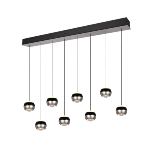 Závěsné světlo Trio Select Orbit nikl 344410807