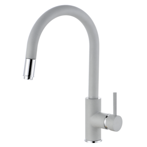 Alveus Delos dřezová baterie s vytahovací sprškou beton 1 129 019 Alveus