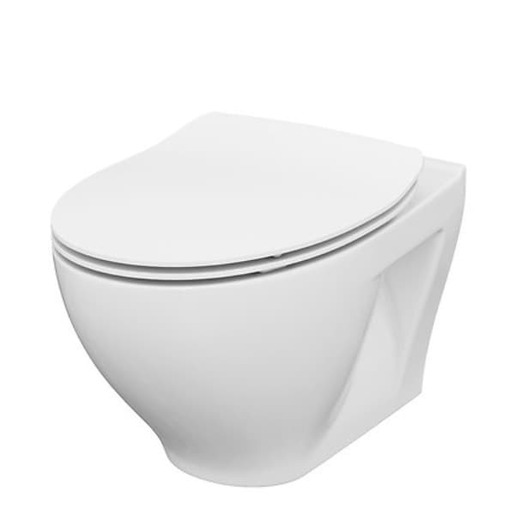 Cersanit Moduo wc s prkénkem softclose závěsné zadní odpad K701-147-ECO Cersanit