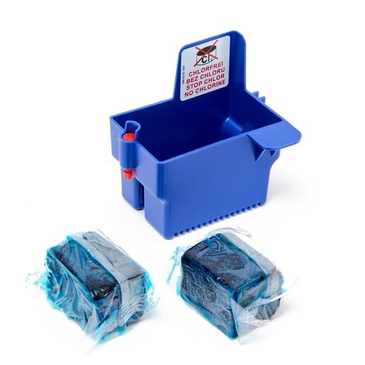 Dávkovač tablet pro modul a dvě tablety. Jika