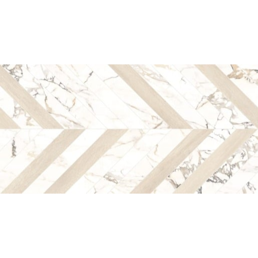 Dlažba Dom Intarsi arco satin 3D 60x120 cm leštěná INW00205TS Dom
