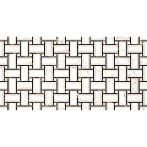 Dlažba Dom Intarsi delfo satin 3D 60x120 cm leštěná INW00203TS Dom