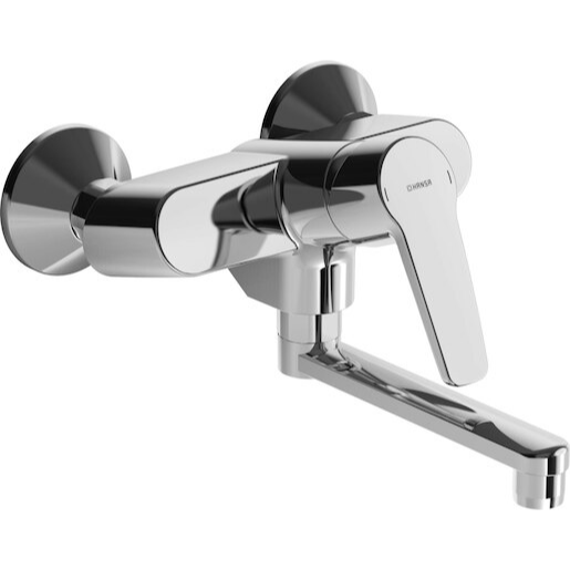 Hansa Polo umyvadlová baterie s otočným raménkem 150 mm chrom 51612193 Hansa