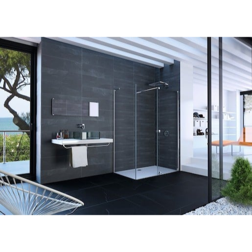 Huppe Xtensa pure boční zástěna ke sprchovým dveřím 90 cm hüppe XT0307.069.322 Huppe