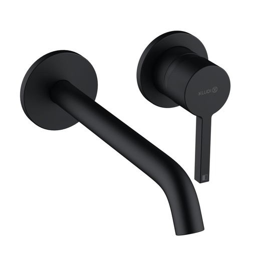 Kludi Nova Fonte umyvadlová baterie bez podomítkového tělesa černá matná 202 453 915 Kludi
