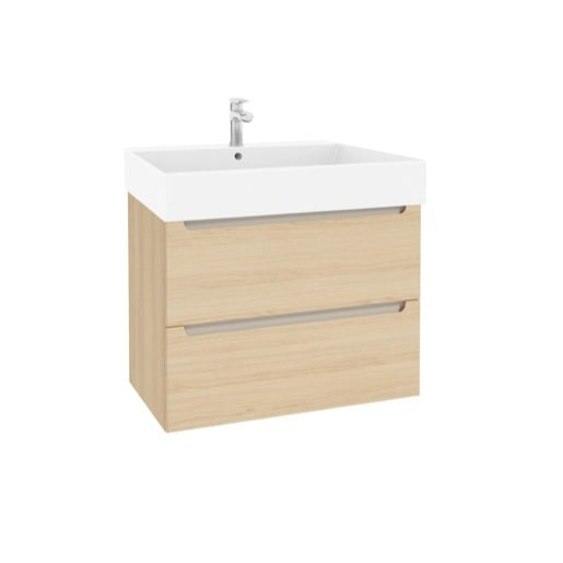 Koupelnová skříňka s umyvadlem Naturel Stilla 80x60x45 cm dub vincenza mat STILLADV08057U2 Naturel