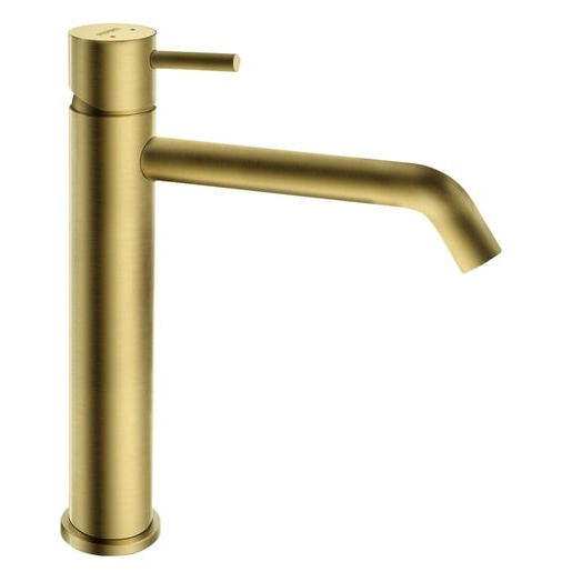 Novaservis Ferro Ciriculus umyvadlová baterie s clic-clacem kartáčované zlato BCK2MLBG Novaservis