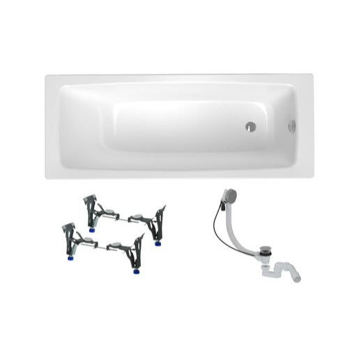 Obdélníková vana SAT Feel 170x70 cm smaltovaná ocel levá i pravá SATBVFEEL1707 SAT