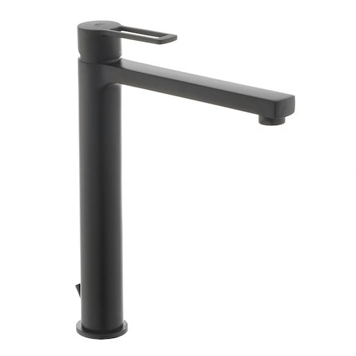 Paffoni Vallone vysoká umyvadlová baterie ringo s výpustí černá RIN085NO Paffoni