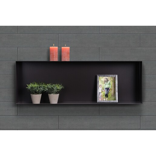 Police k zabudování do zdi EasyDrain 60x30x10cm černý BOX10CB603010 Neuveden