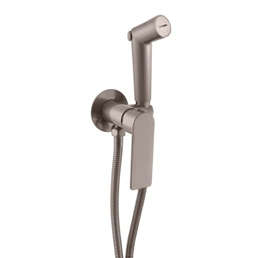 RAV SLEZÁK Nil bidetová baterie včetně podomítkového tělesa metal grey kartáčovaná NL143MGK RAV SLEZÁK