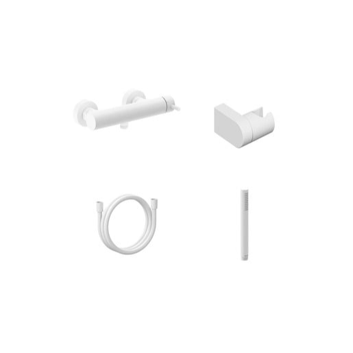 Sprchová baterie Ravak Espirit se sprchovým setem 150 mm bílá matná X07S129 Ravak