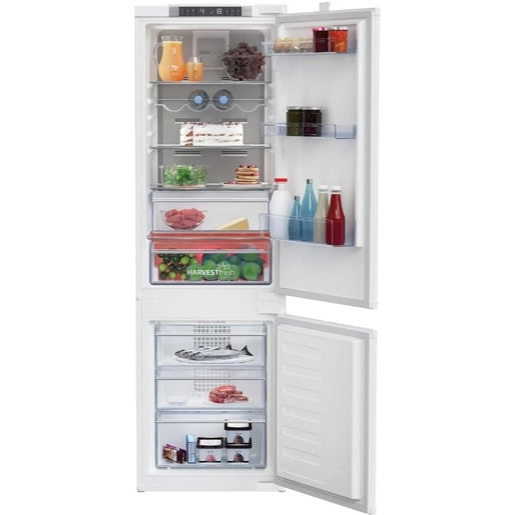 Vestavná kombinovaná lednice Beko bílá BCNA275E4SN Beko