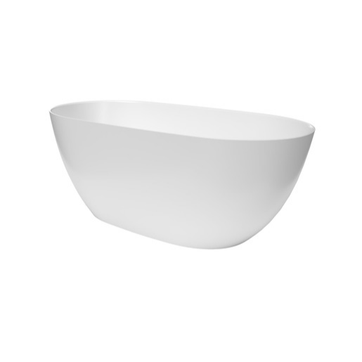 Volně stojící vana SAT Aulis 160x74 cm litý mramor levá i pravá SATAU1600 SAT