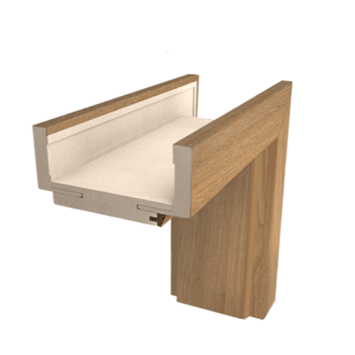 Zárubeň O10(260-280) jilm 80 levá Naturel