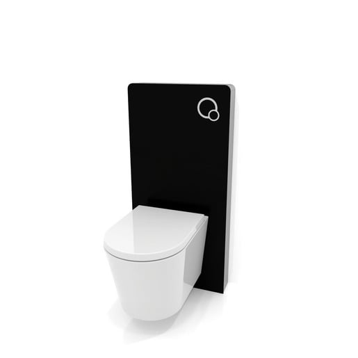 Závěsný WC set předstěnová montáž SAT Brevis SIKOSGBRETORBL