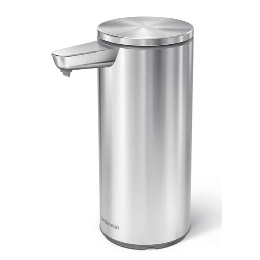 Bezdotykový dávkovač mýdla Simplehuman 266 ml dobíjecí kartáčovaná nerez SHST1082 Simplehuman