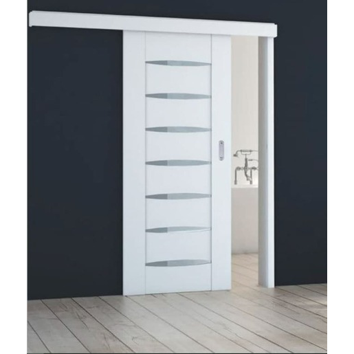 Posuvný systém na tunel Naturel pro dveře 60cm bílý matný POSUVNTBM60 Naturel