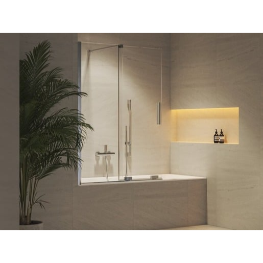 Ravak Roll vanová zástěna 150x100 cm chrom X786A0C00Z1 Ravak