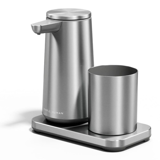 Simplehuman bezdotykový dávkovač mýdlové pěny – 296 ml + kelímek nerez ocel dobíjecí ST1097 Simplehuman