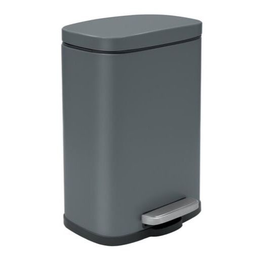 Spirella Spirella pedálový odpadkový koš akira matná šedá ocel soft-close 12 l 10.21560 Spirella