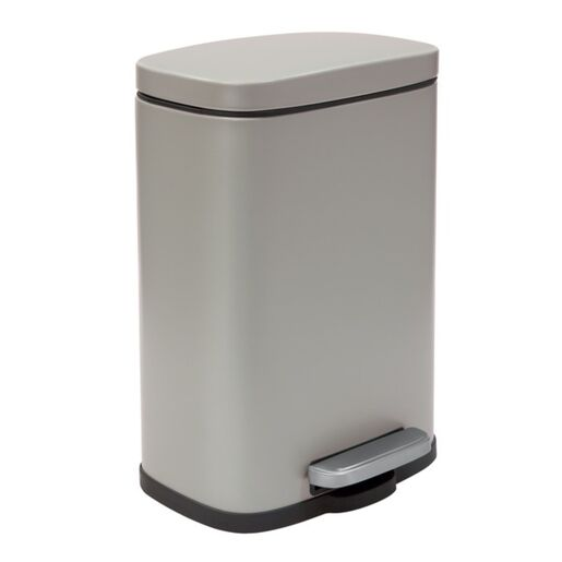 Spirella Spirella pedálový odpadkový koš akira matná šedo-hnědá ocel soft-close 12 l 10.21561 Spirella