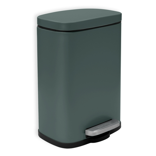 Spirella Spirella pedálový odpadkový koš akira matná tmavě zelená ocel 5 l 10.20816 Spirella