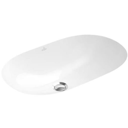 Villeroy & Boch O.novo zápustné umyvadlo 53x32 cm bez otvoru pro baterii 41625001 Villeroy & Boch